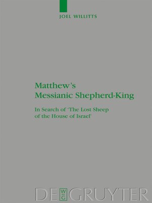 cover image of Matthew's Messianic Shepherd-King